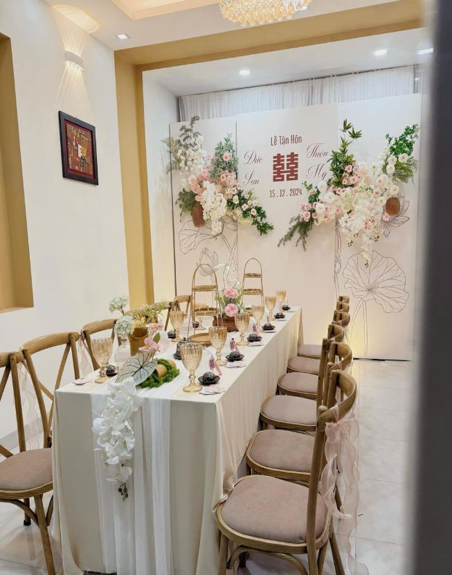 Trang Trí Gia Tiên – Gói Gia Tiên Trắng Vàng passtel - Ảnh 3