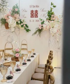 Trang Trí Gia Tiên – Gói Gia Tiên Trắng Vàng passtel